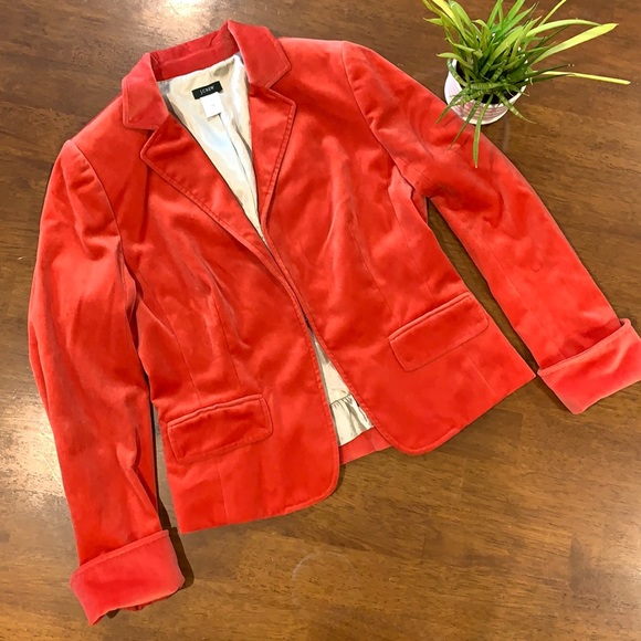 J. Crew Ecole Velvet Women's Blazer Size 10 - Picture 2 of 10